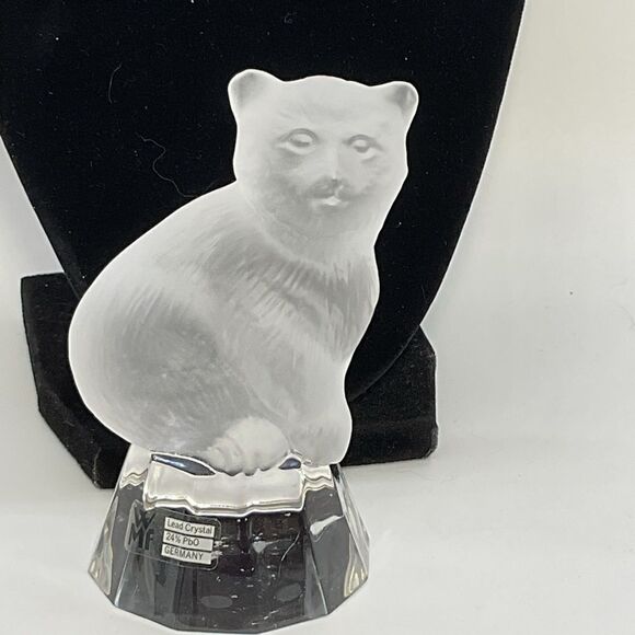Vintage WMF Crystal Bear Figurine - Picture 1 of 7